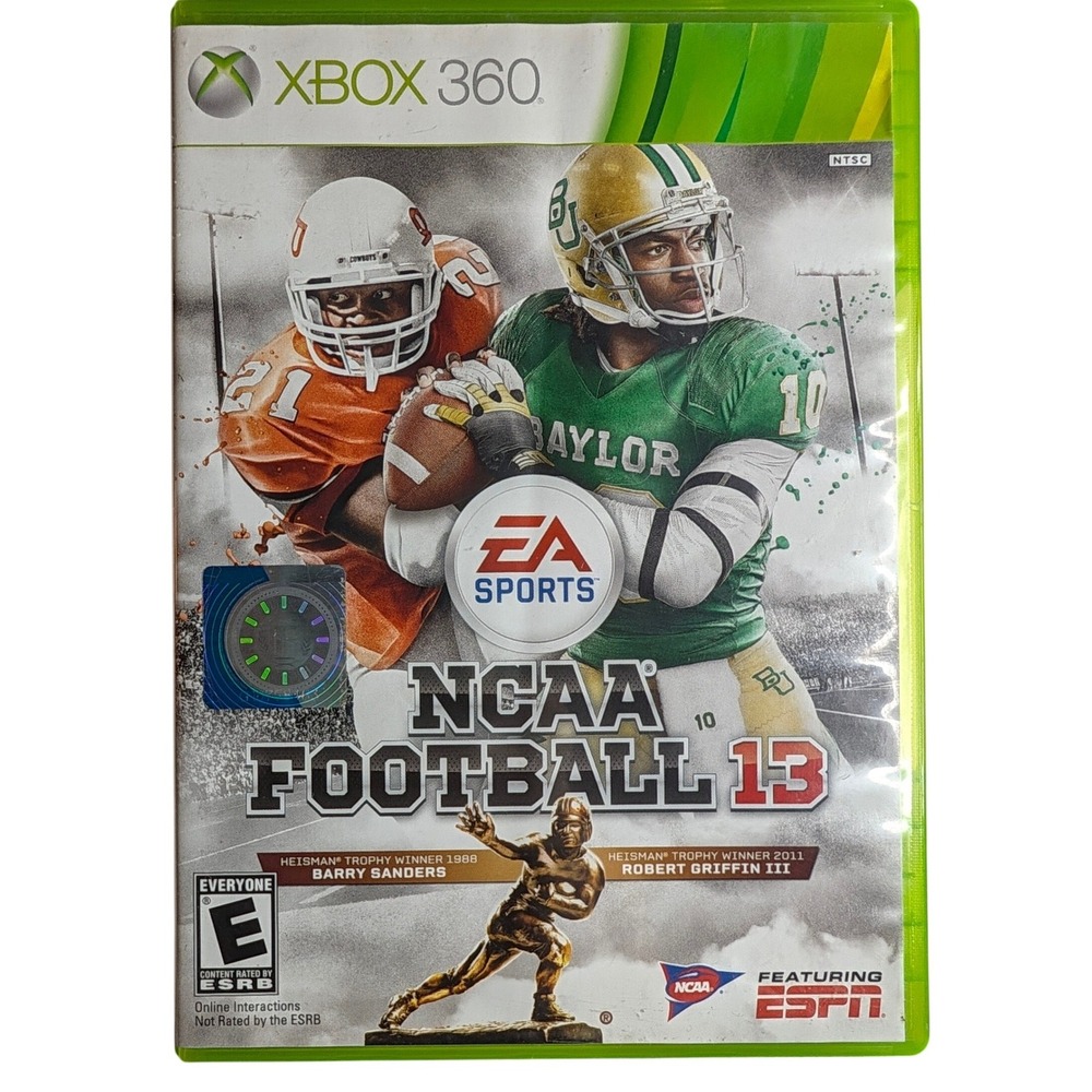 NCAA Football 13 Xbox 360 EA Sports RG3 Barry Sanders Heisman Edition